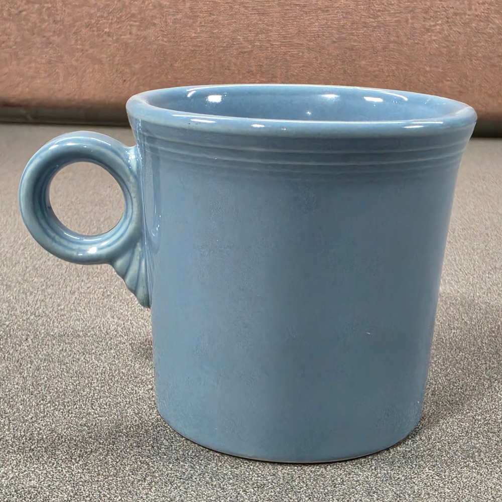 Fiesta Coffee Mug Blue Excellent Ring Handle HLC Ceramic Cup